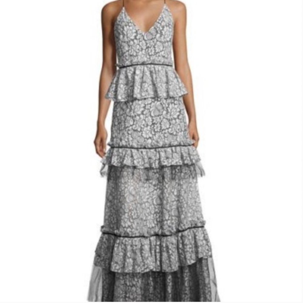 ZAC Zac Posen Tiered Lace Gown *Size 10